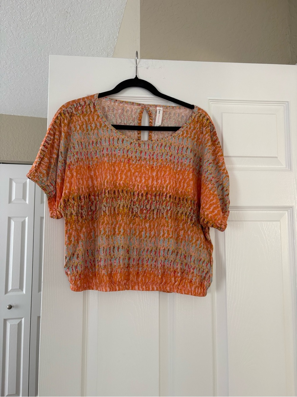 Daily Practice by Anthropologie Too Lightweight Orange Patterned Women’s Size S